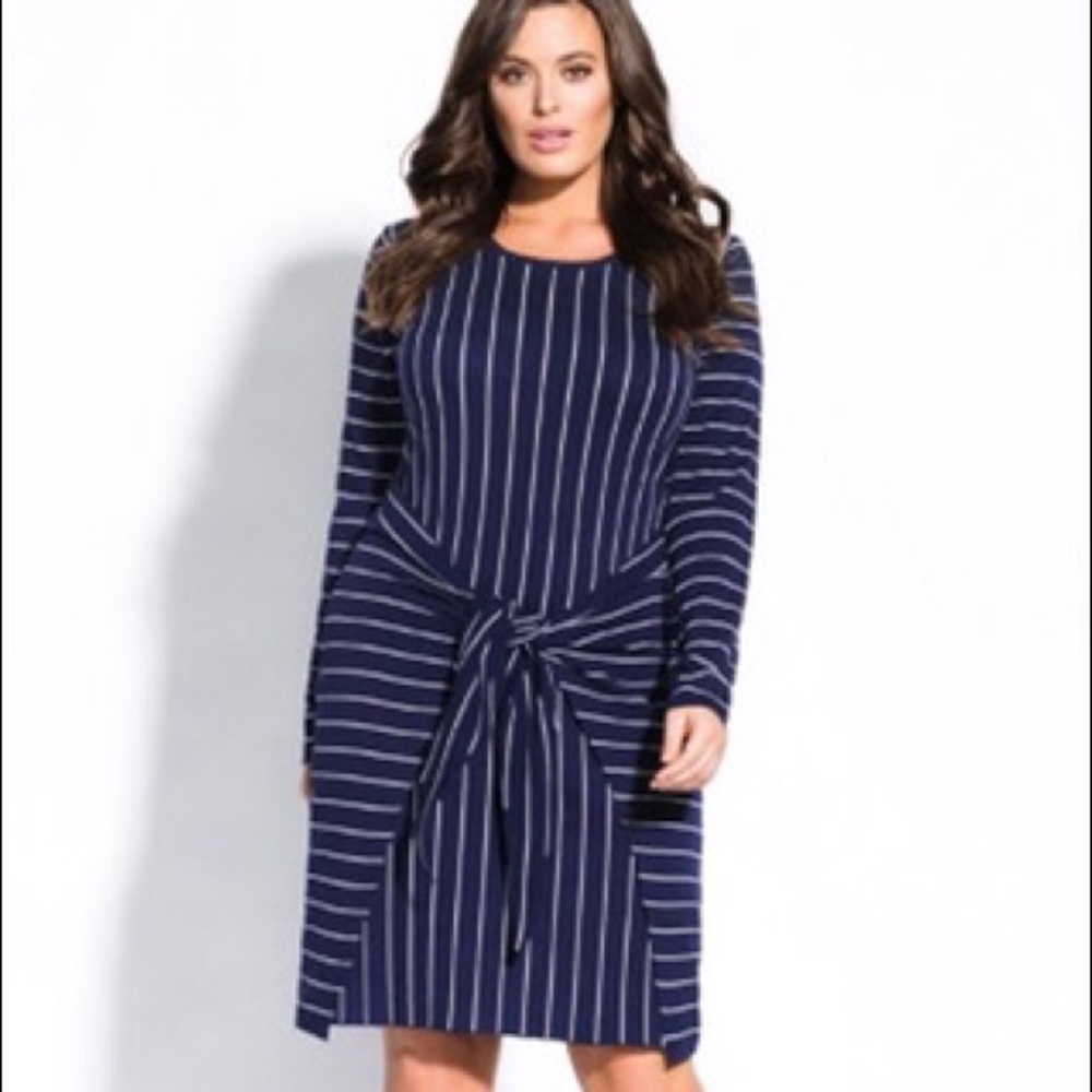 City Chic Bow n’ Wrap Dress